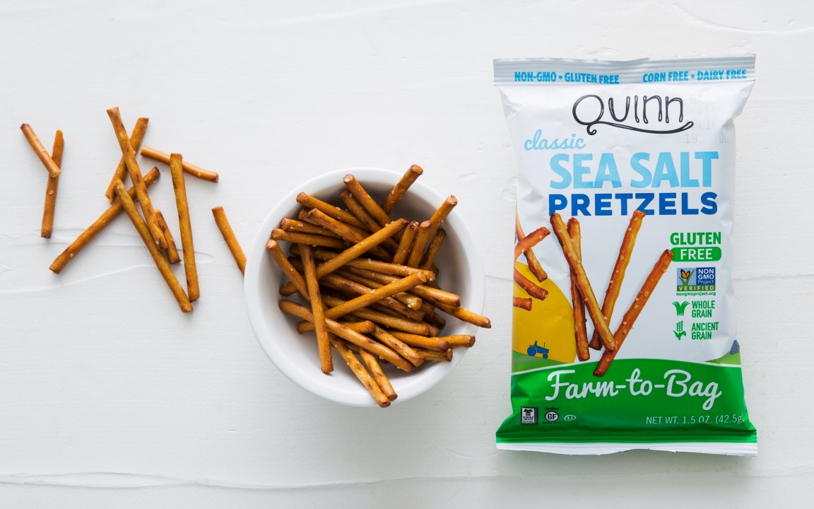 Classic Sea Salt Pretzels (GlutenFree) Quinn Snacks SF Bay Good Eggs